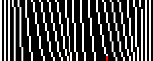 Teletext-Kunst: Black & White von LIA