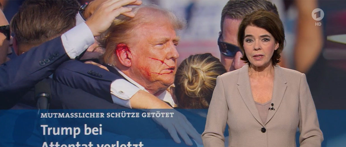 Susanne Daubner, Berichterstattung zum Attentat auf Donald Trump