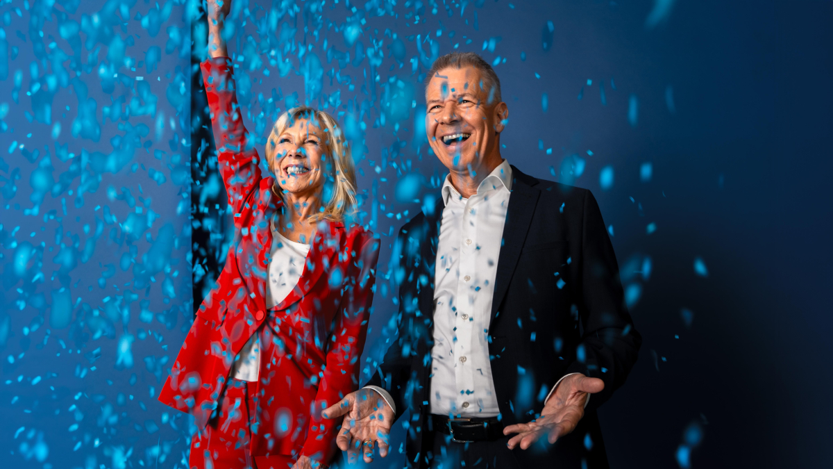 Ulrike von der Groeben und Peter Kloeppel