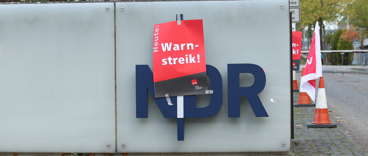 Warnstreik im NDR