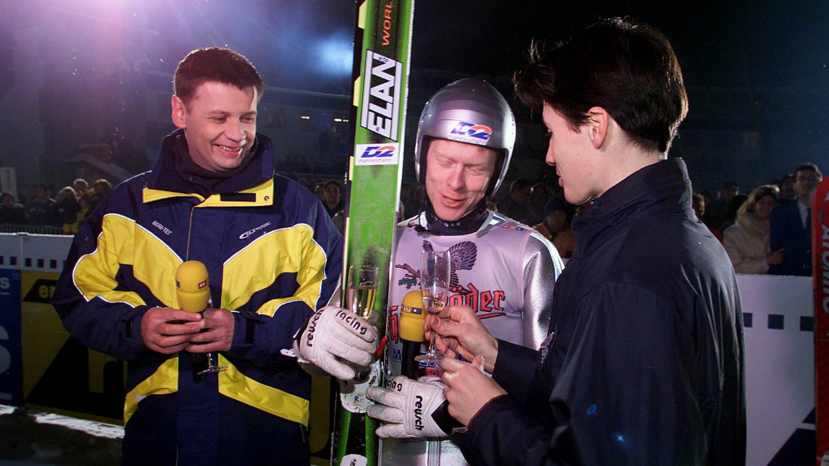 Skispringen bei RTL im Jahr 2000