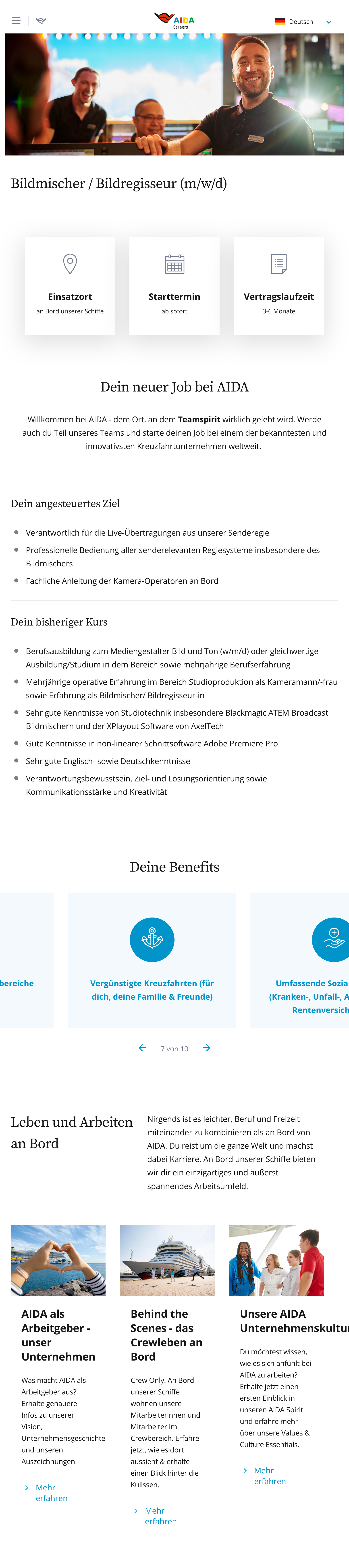 Bildmischer / Bildregisseur (m/w/d)