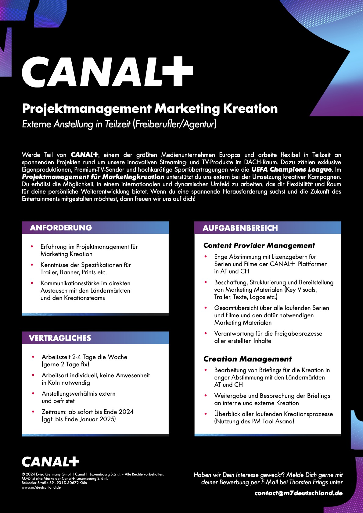 Projektmanagement Marketing Kreation