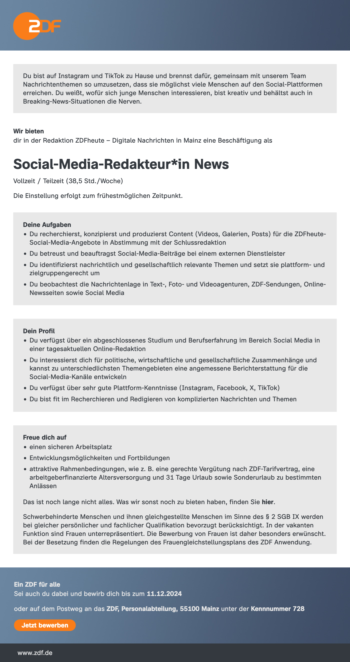 Social-Media-Redakteur*in News