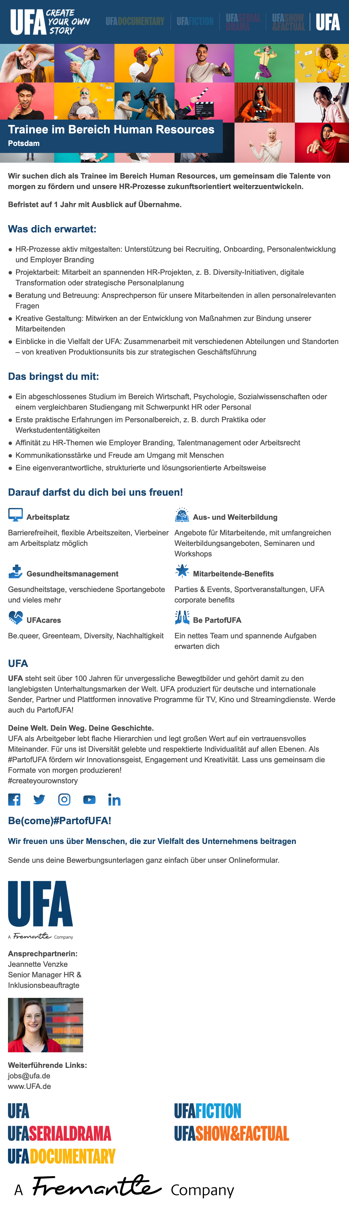 Trainee im Bereich Human Resources