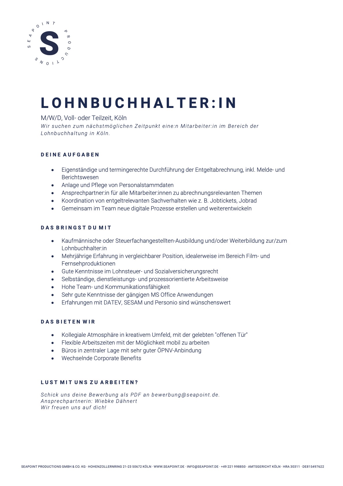 Lohnbuchhalter:in (m/w/d)